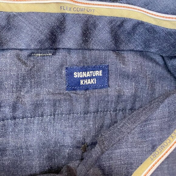 Dockers Mens Pants Size 44x32 Classic Fit Signature Khaki Flex Comfort Trousers - Picture 7 of 12